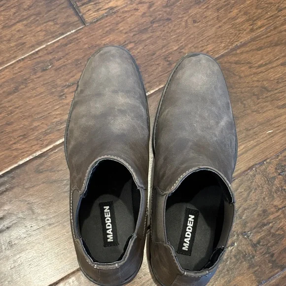 Steve Madden Dark Brown Men's Boots sz 8.5 - Picture 6 of 10